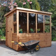 8x6 Potter, Pent style potting shed