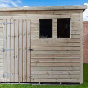 8x6 Tanalised Pent Sheds Across Hampshire, Winchester, Southampton. Fully pressure treated timber